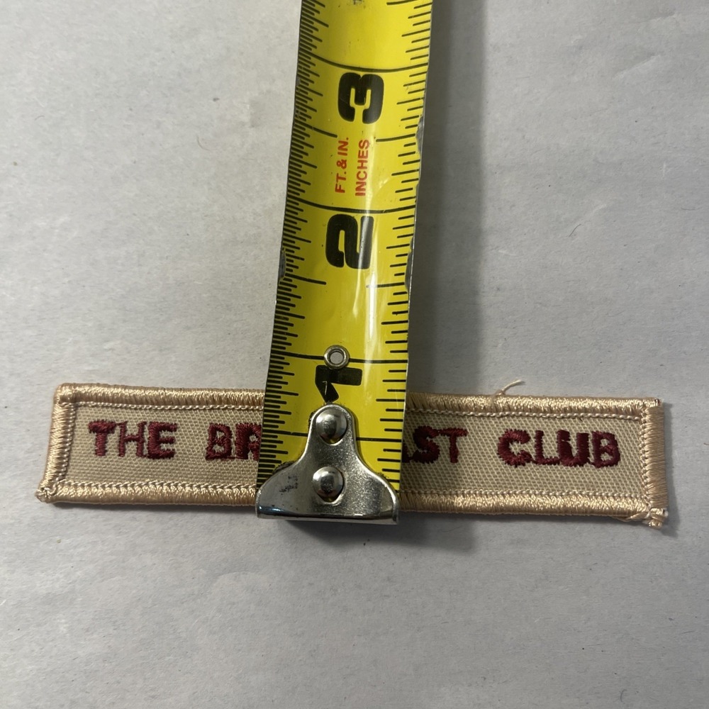 The Breakfast Club 1985 Movie Classic John Hughes Iron On Sew On Patch - Picture 4 of 6